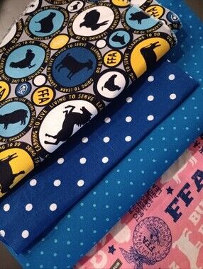FFA farm animal fabric (set) - 2.5 yards (approx.)
